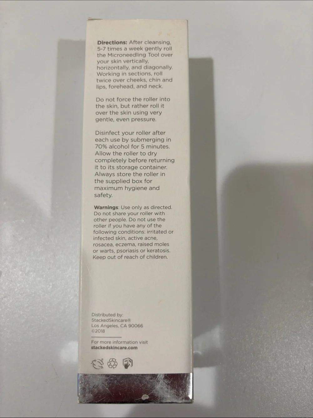 Stacked Skincare microneedling tool